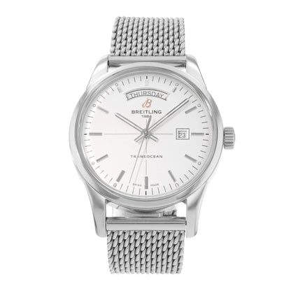 Breitling Transocean Day & Date Steel