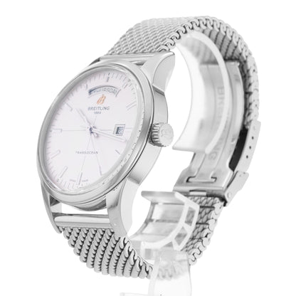 Breitling Transocean Day & Date Steel