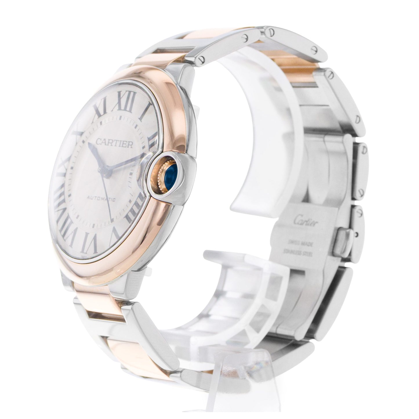 Cartier Ballon Bleu 42mm Steel & Rose Gold