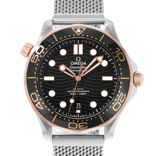 Omega Seamaster Diver 300 M Steel & Rose Gold
