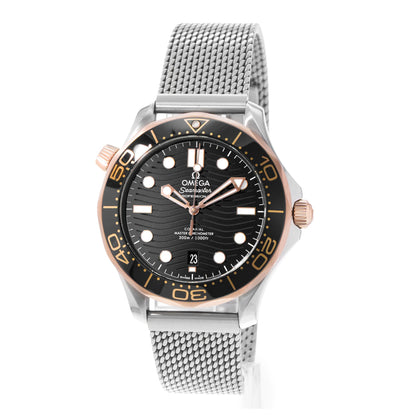 Omega Seamaster Diver 300 M Steel & Rose Gold