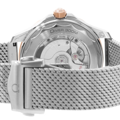 Omega Seamaster Diver 300 M Steel & Rose Gold