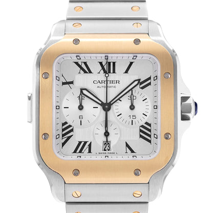 Cartier Santos Steel & Yellow Gold