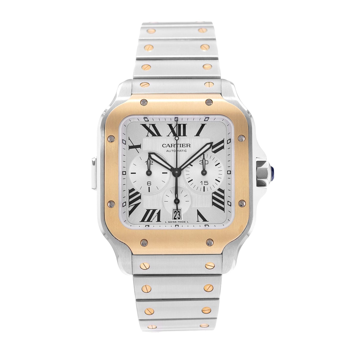 Cartier Santos Steel & Yellow Gold