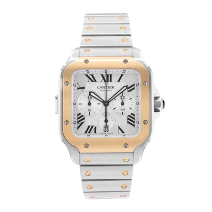 Cartier Santos Steel & Yellow Gold