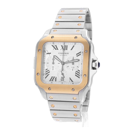 Cartier Santos Steel & Yellow Gold