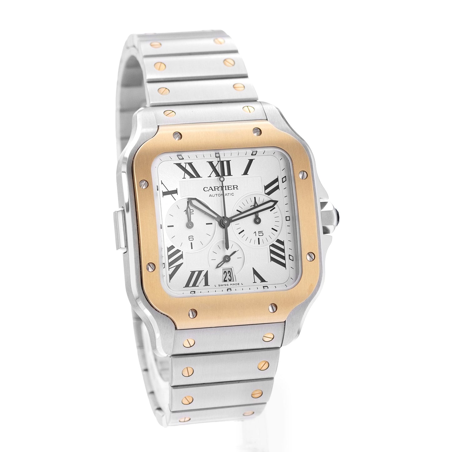 Cartier Santos Steel & Yellow Gold