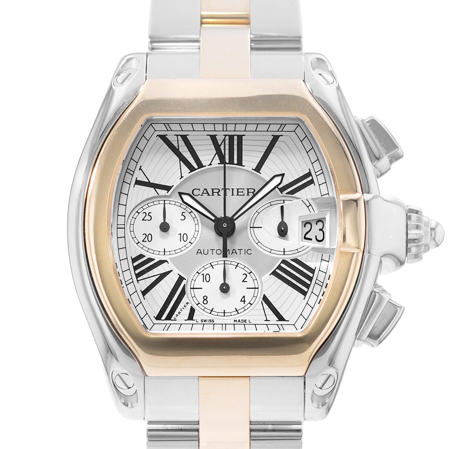 Cartier Roadster Steel & Yellow Gold