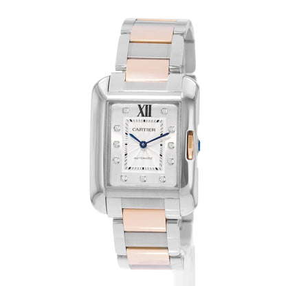 Cartier Tank Anglaise Steel & Rose Gold