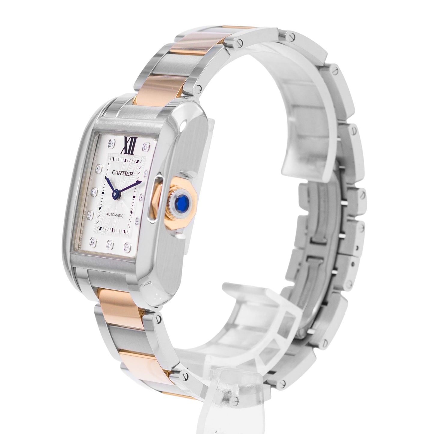 Cartier Tank Anglaise Steel & Rose Gold