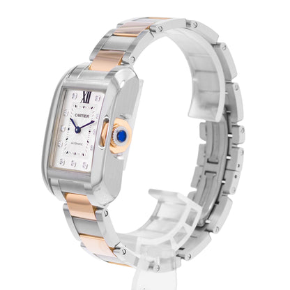 Cartier Tank Anglaise Steel & Rose Gold