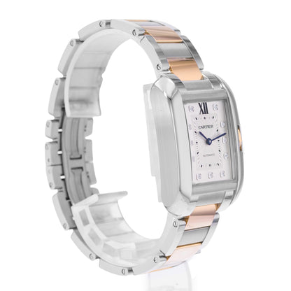 Cartier Tank Anglaise Steel & Rose Gold