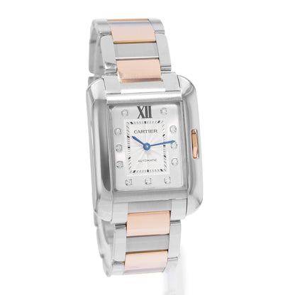 Cartier Tank Anglaise Steel & Rose Gold