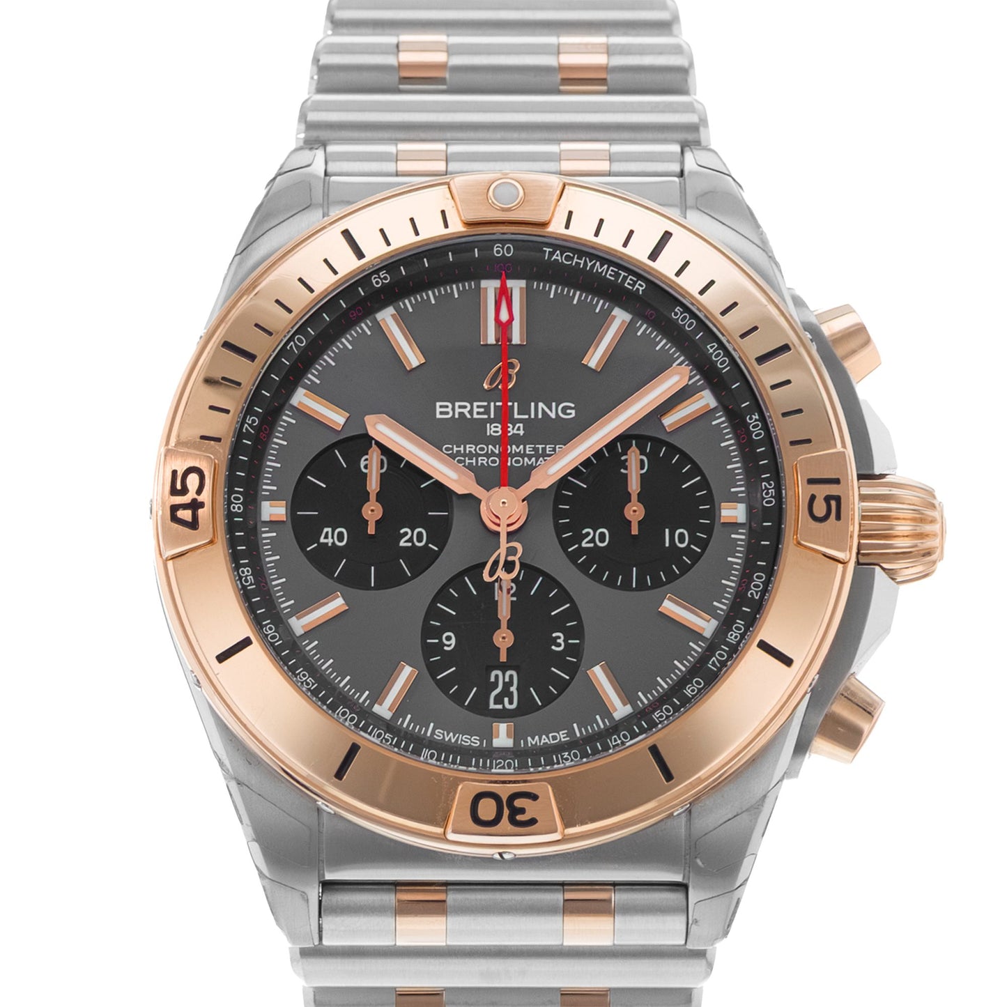 Breitling Chronomat B01 Steel & Rose Gold