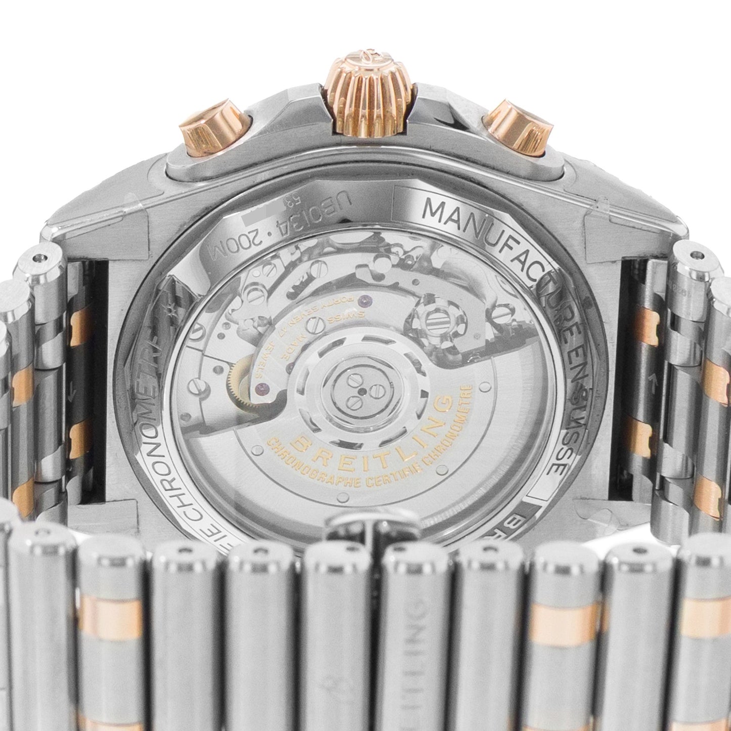 Breitling Chronomat B01 Steel & Rose Gold