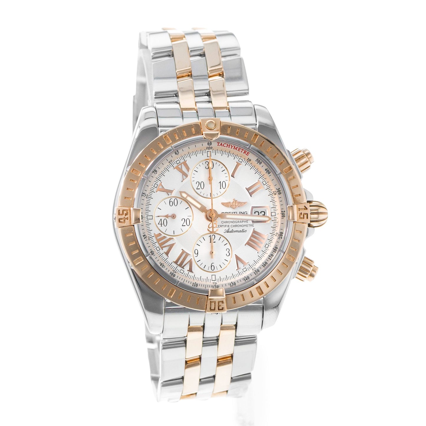 Breitling Chronomat Evolution Steel & Rose Gold