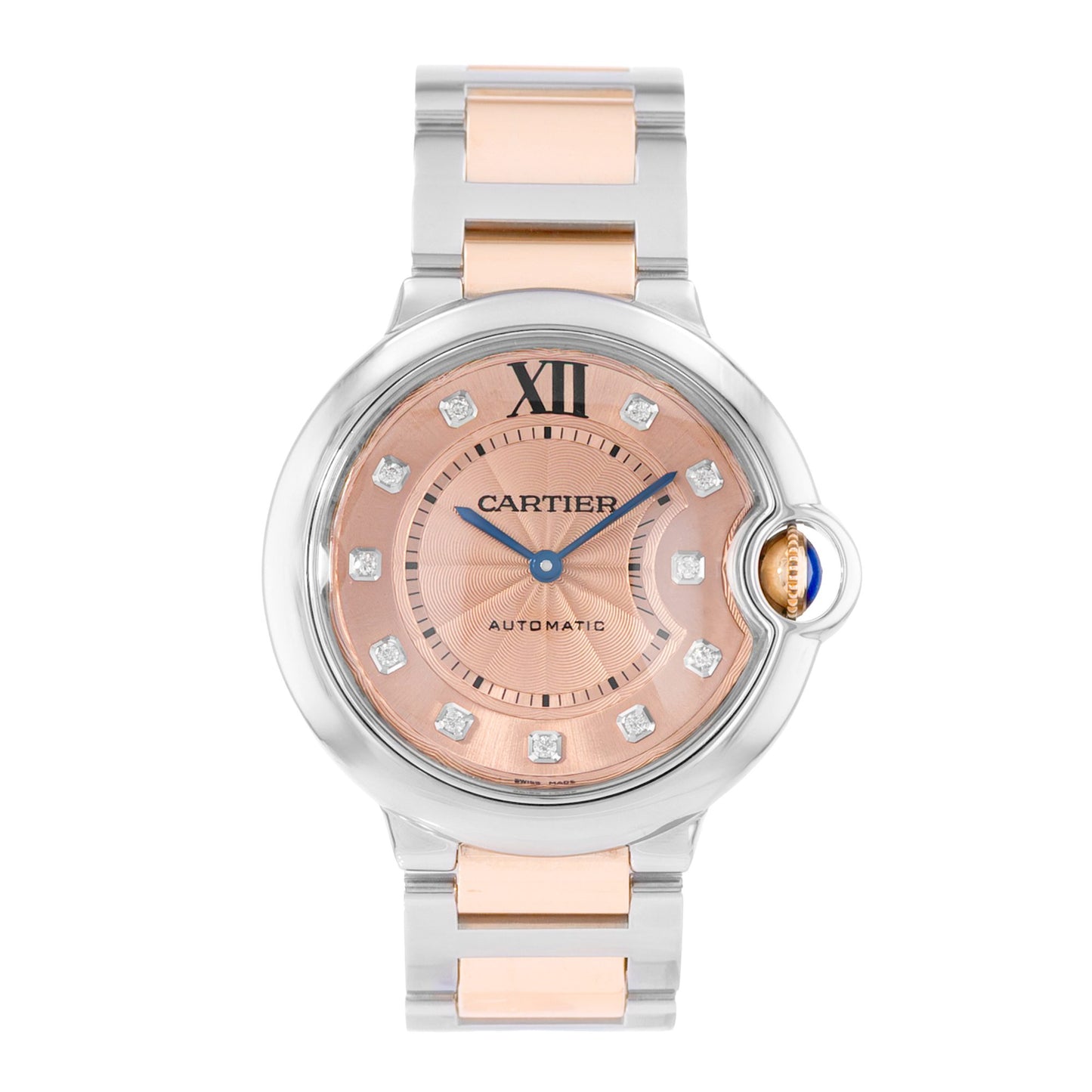 Cartier Ballon Bleu 36mm Steel & Rose Gold