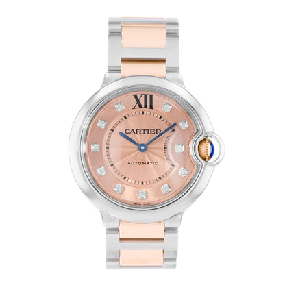 Cartier Ballon Bleu 36mm Steel & Rose Gold