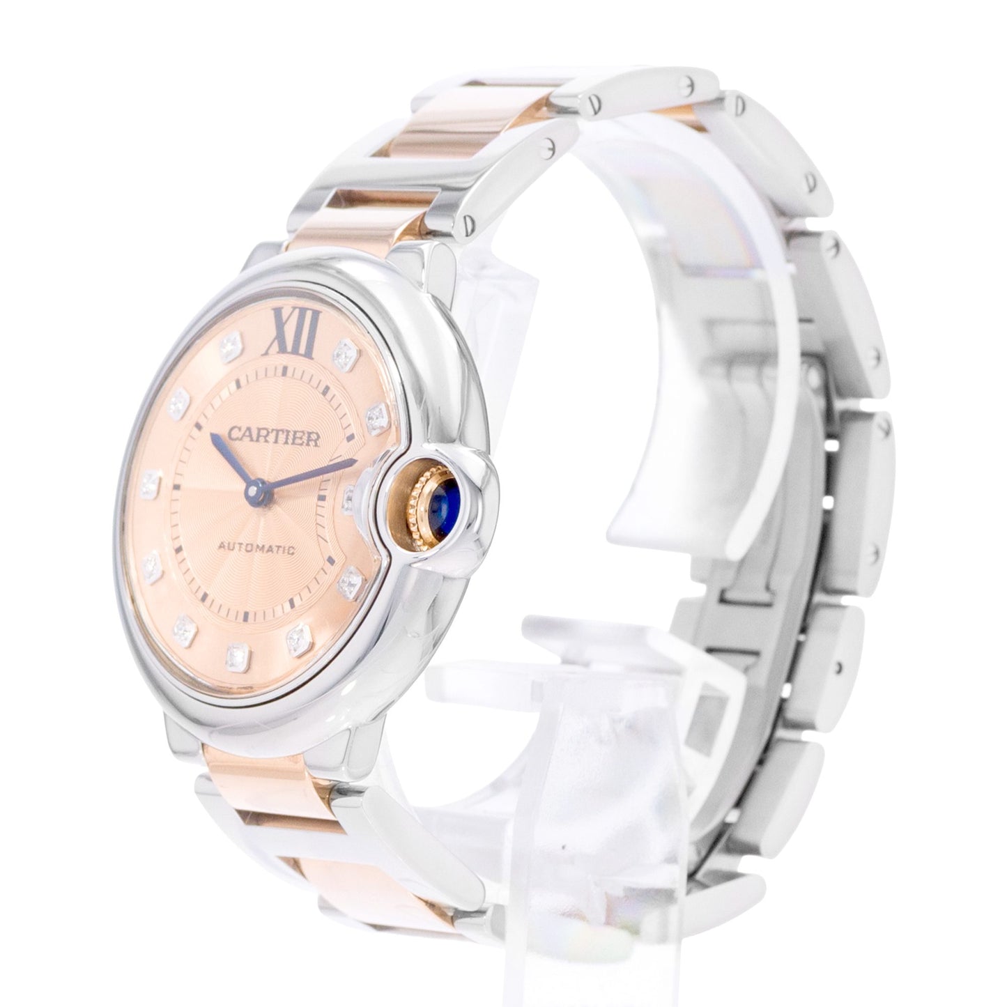 Cartier Ballon Bleu 36mm Steel & Rose Gold