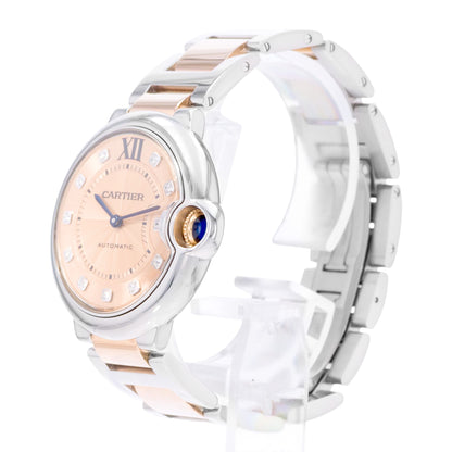 Cartier Ballon Bleu 36mm Steel & Rose Gold