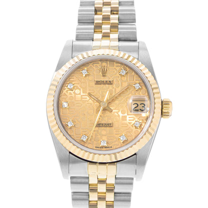 Rolex Datejust 31 Steel & Yellow Gold