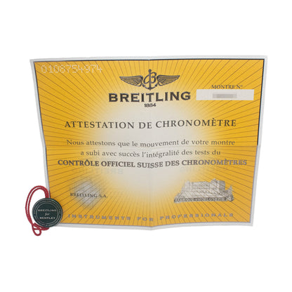 Breitling Bentley GMT Steel