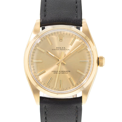 Rolex Oyster Perpetual 34 Yellow Gold
