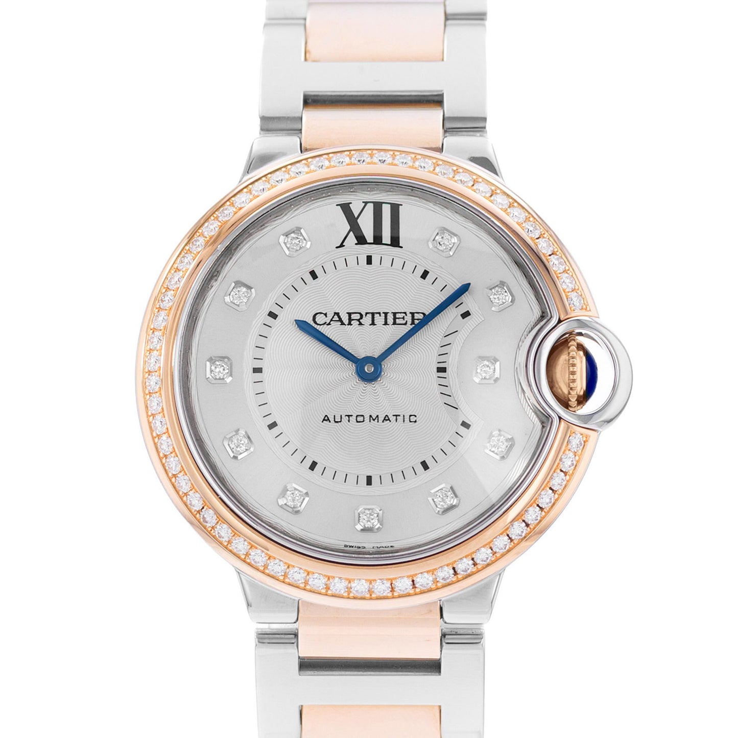 Cartier Ballon Bleu 36mm Steel & Rose Gold