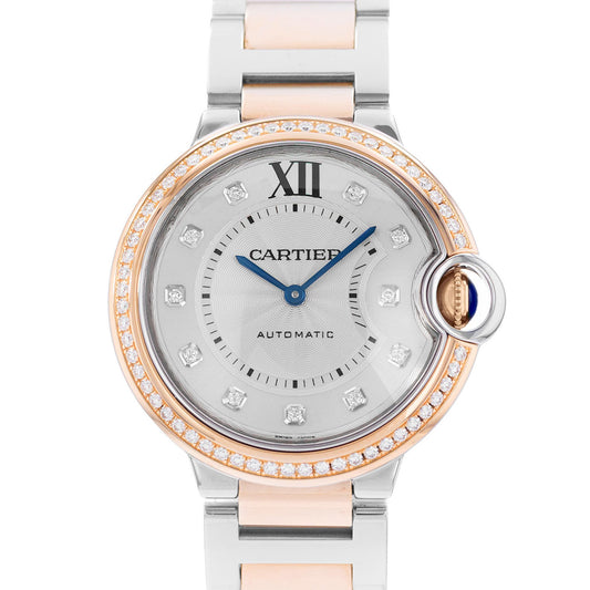 Cartier Ballon Bleu 36mm Steel & Rose Gold