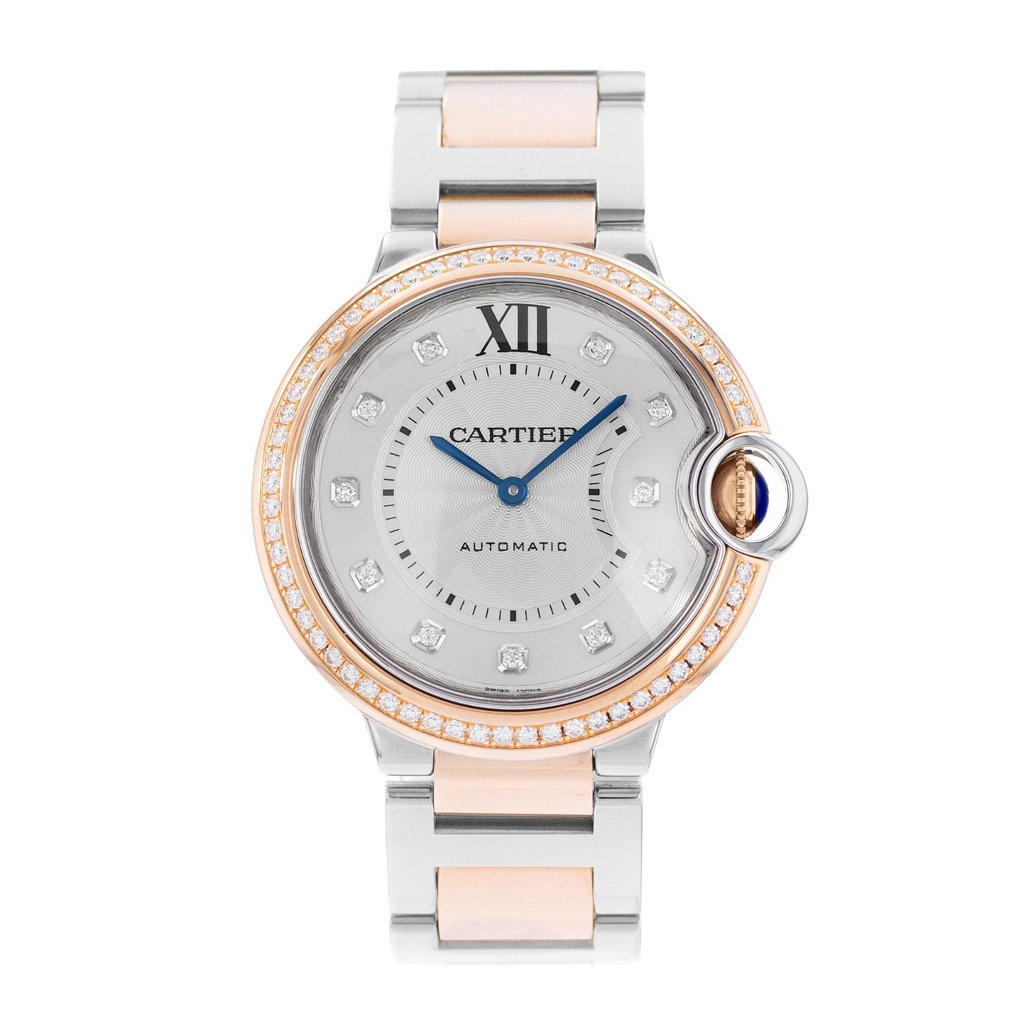 Cartier Ballon Bleu 36mm Steel & Rose Gold