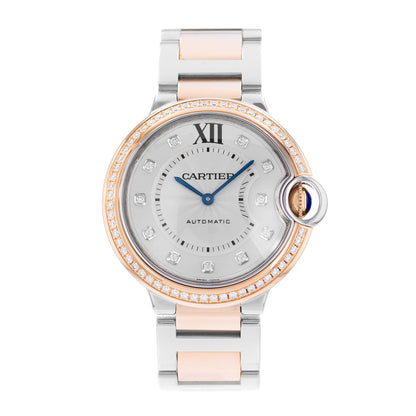 Cartier Ballon Bleu 36mm Steel & Rose Gold