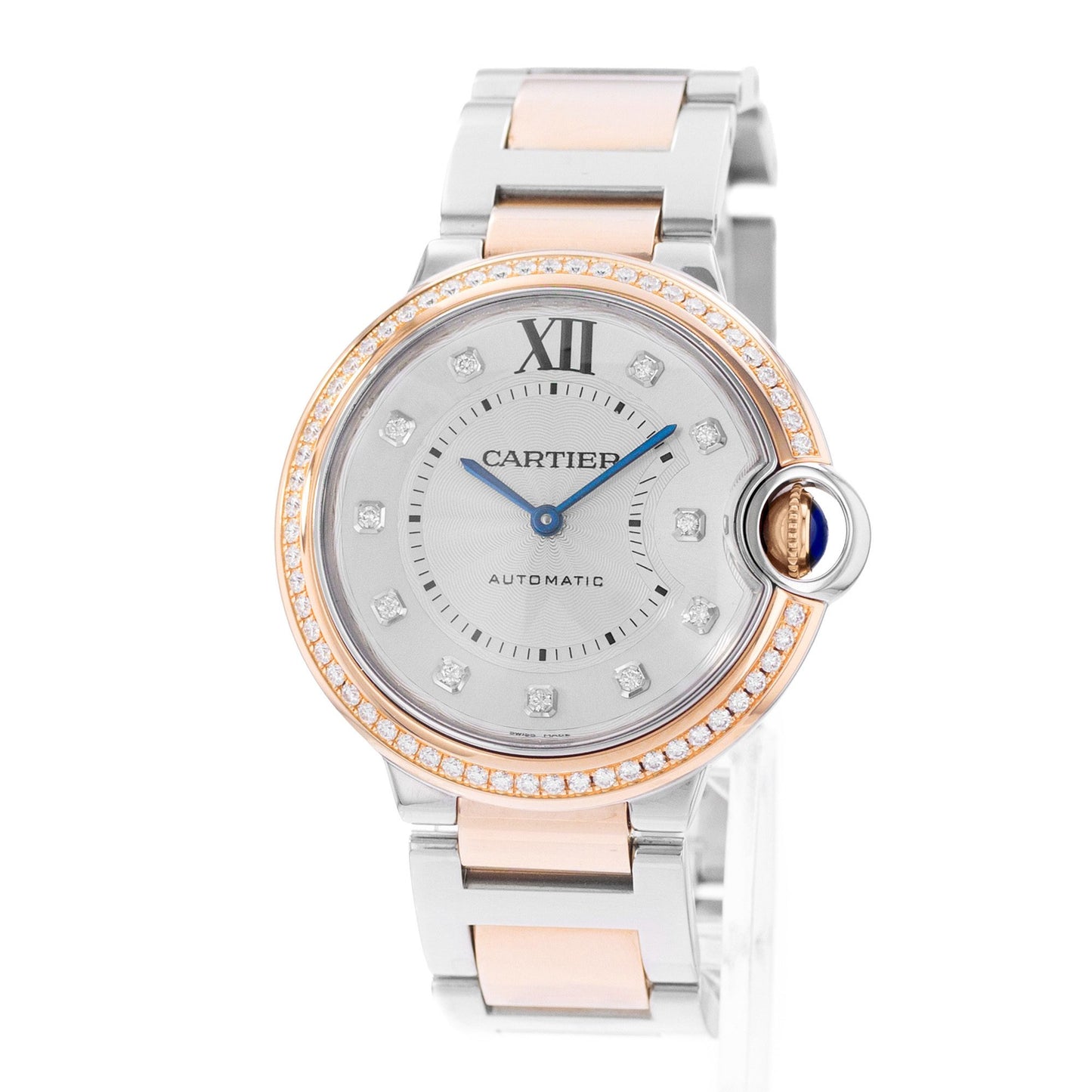 Cartier Ballon Bleu 36mm Steel & Rose Gold