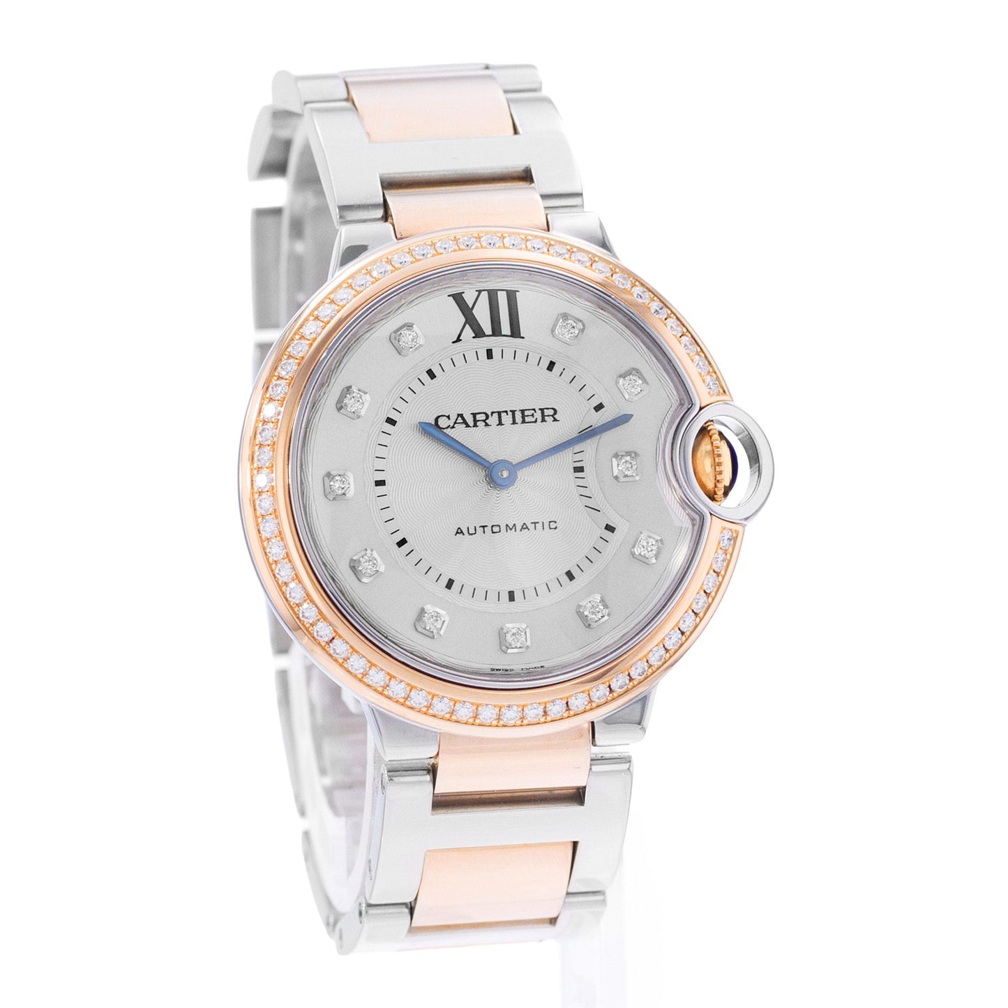 Cartier Ballon Bleu 36mm Steel & Rose Gold