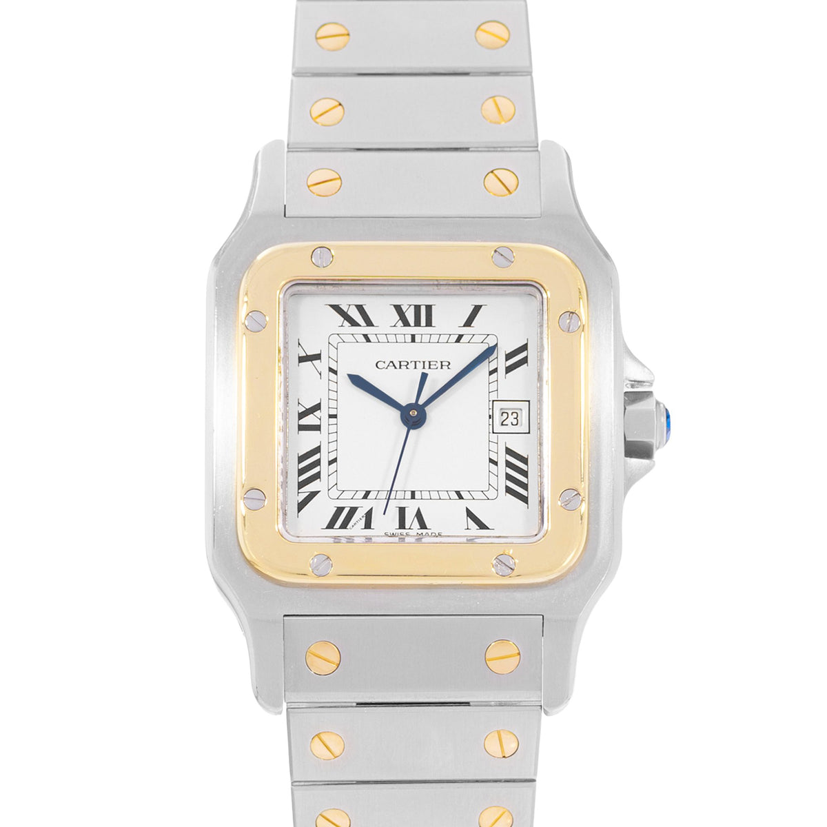 Cartier Santos Steel & Yellow Gold