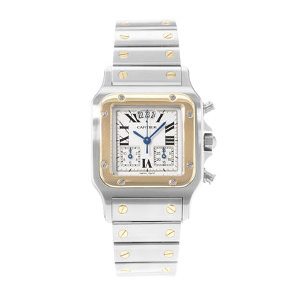 Cartier Santos Galbee Steel & Yellow Gold