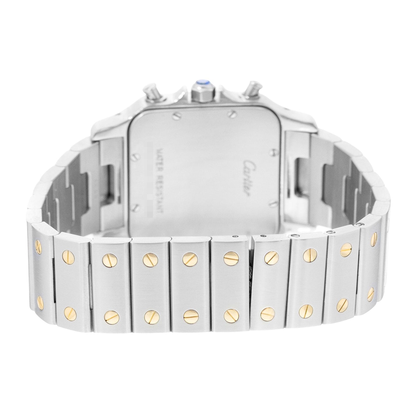Cartier Santos Galbee Steel & Yellow Gold