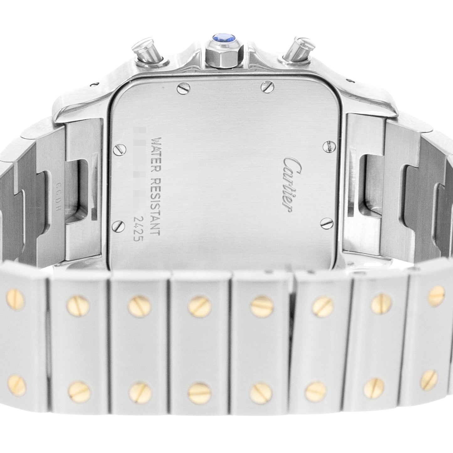Cartier Santos Galbee Steel & Yellow Gold