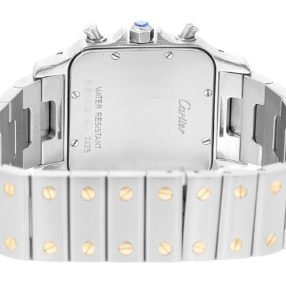 Cartier Santos Galbee Steel & Yellow Gold