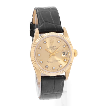 Rolex Datejust 31 Yellow Gold