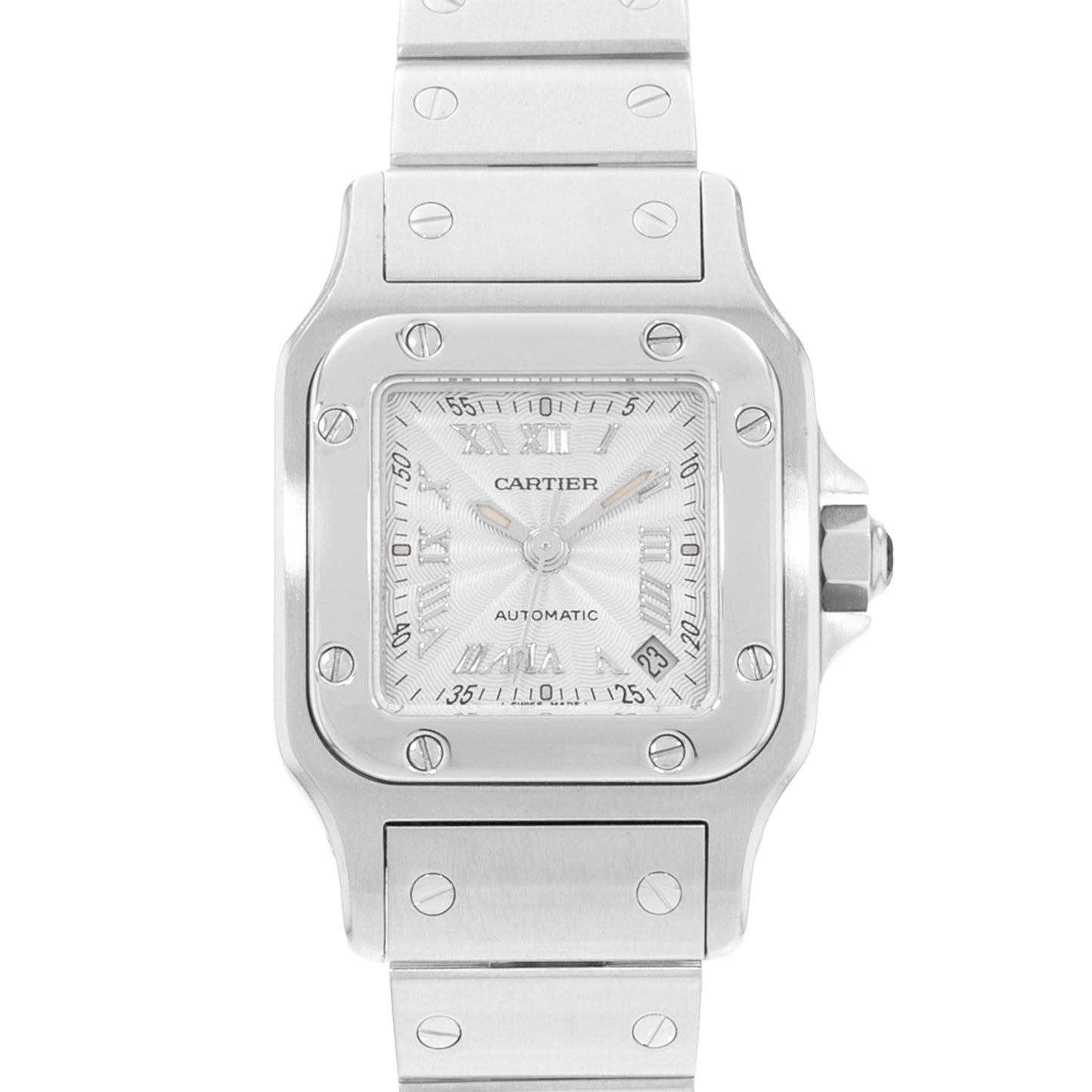 Cartier Santos Galbee Steel