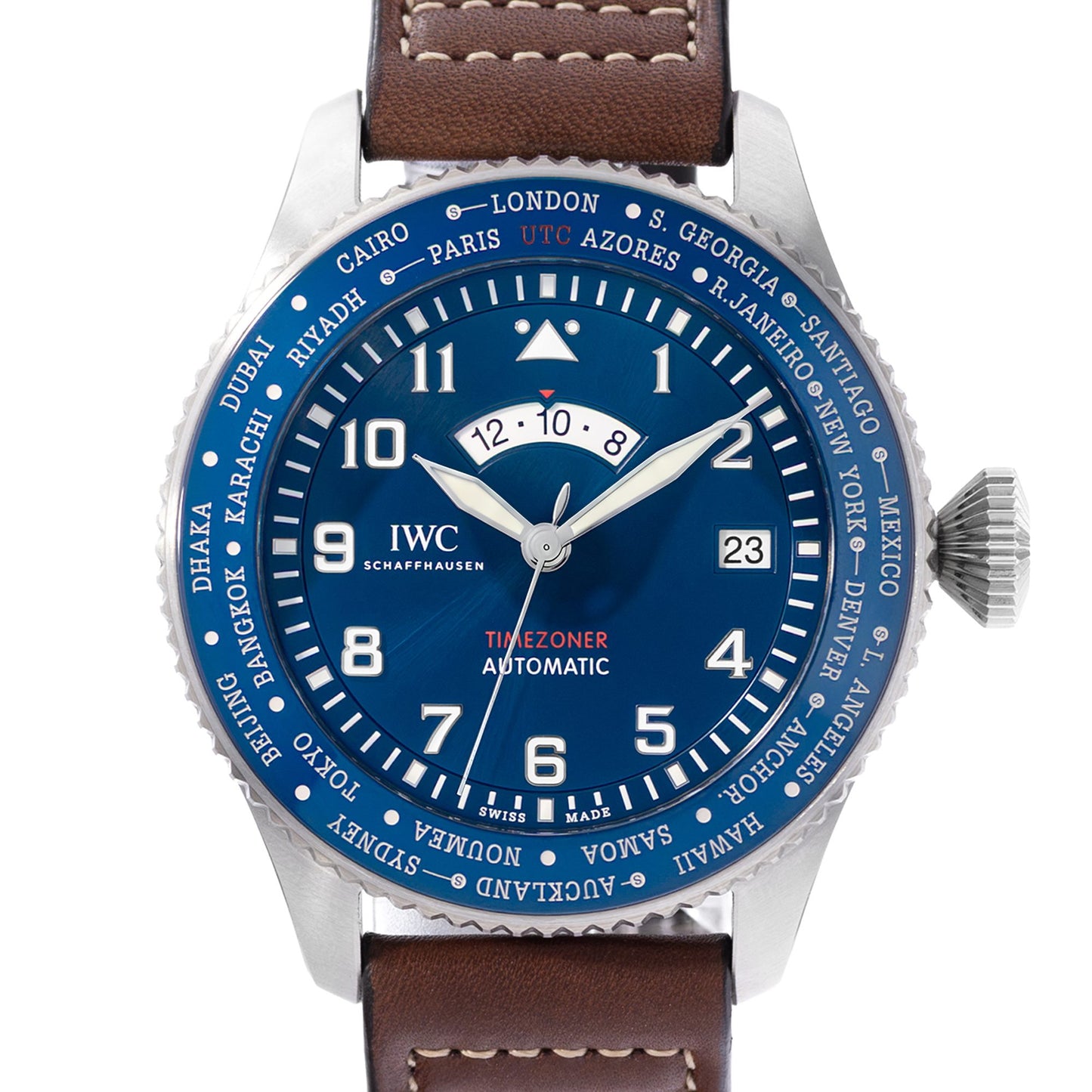 IWC Pilot Timezoner Steel