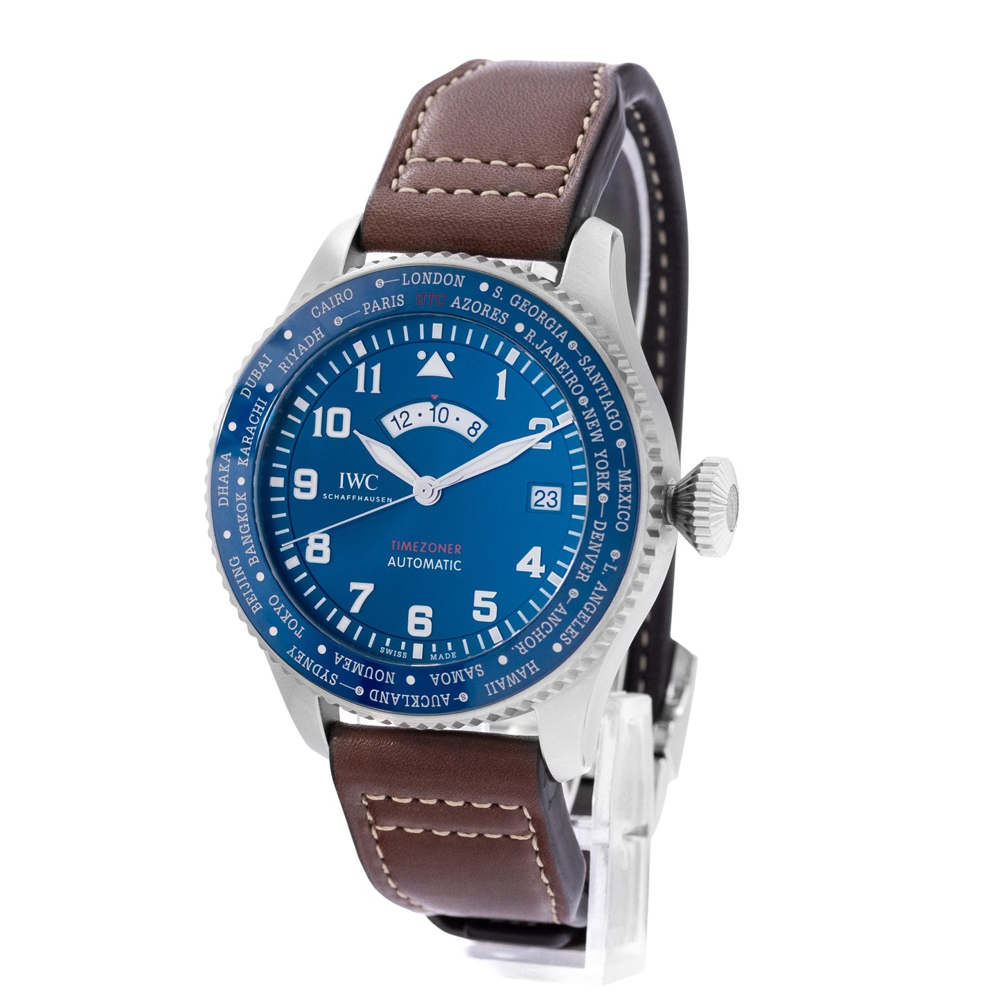 IWC Pilot Timezoner Steel