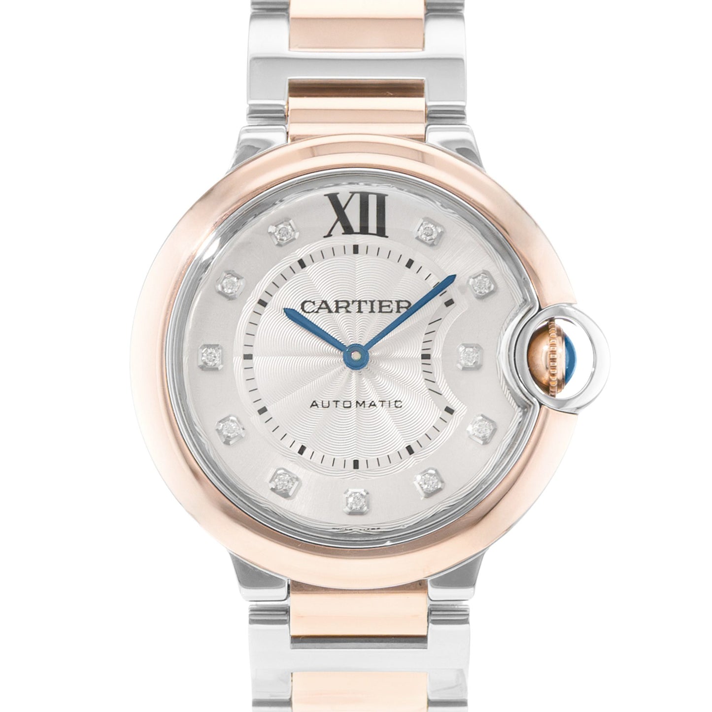 Cartier Ballon Bleu 36mm Steel & Rose Gold