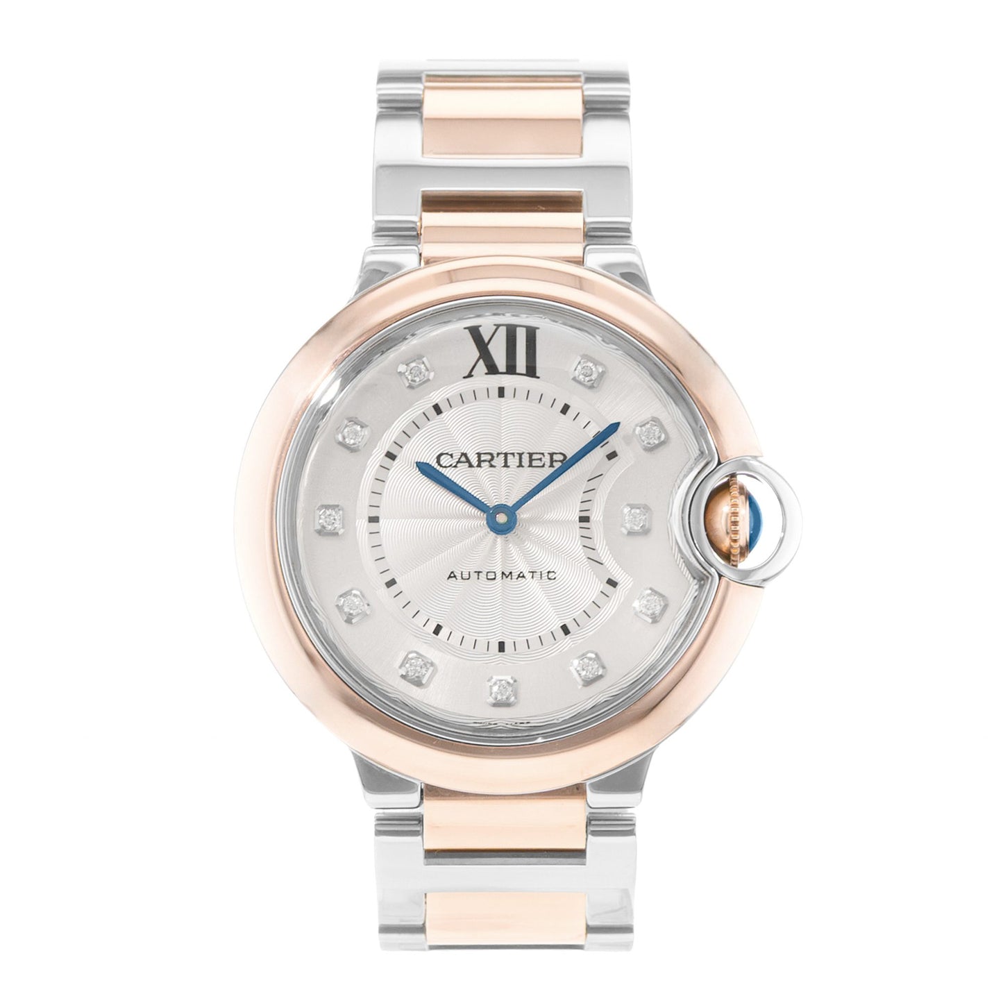 Cartier Ballon Bleu 36mm Steel & Rose Gold