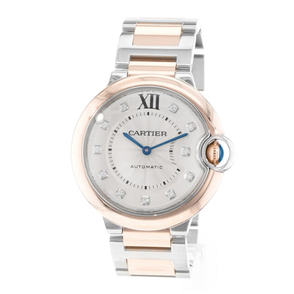 Cartier Ballon Bleu 36mm Steel & Rose Gold