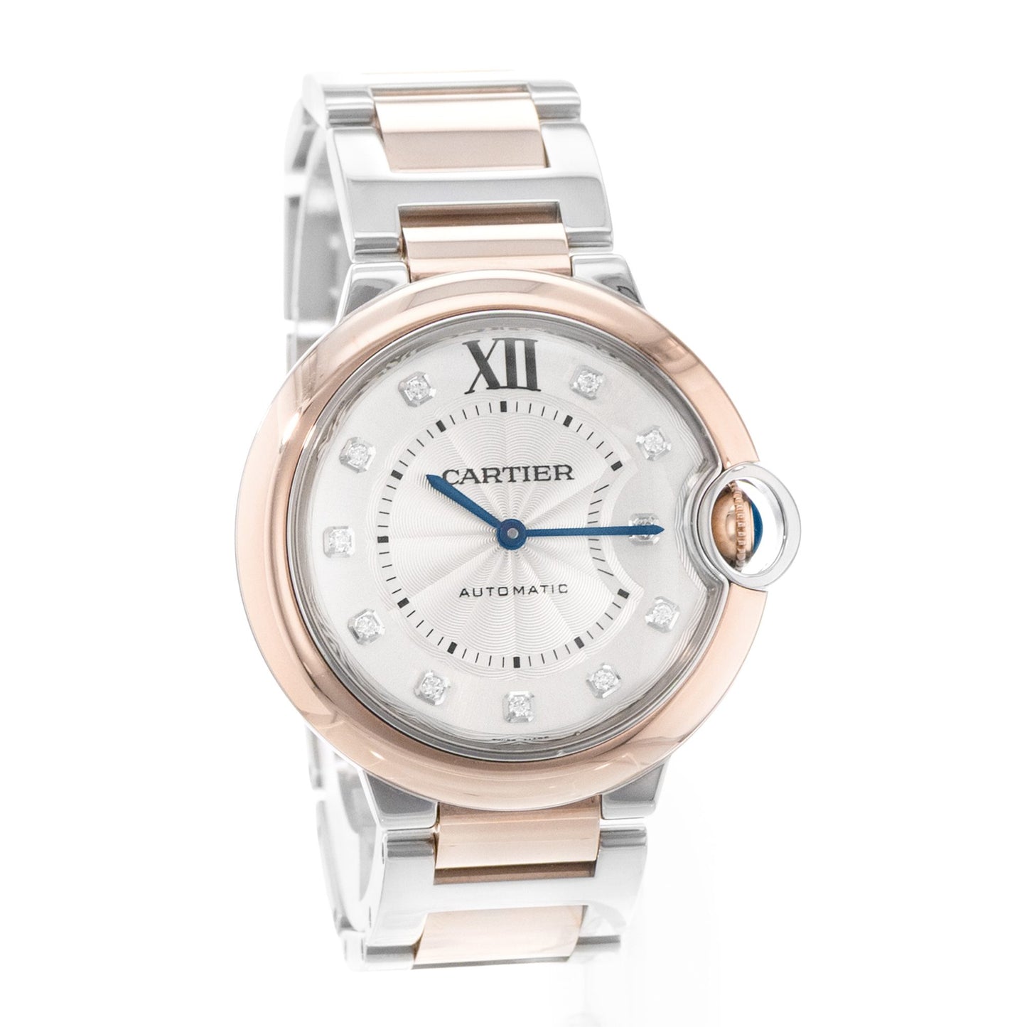 Cartier Ballon Bleu 36mm Steel & Rose Gold