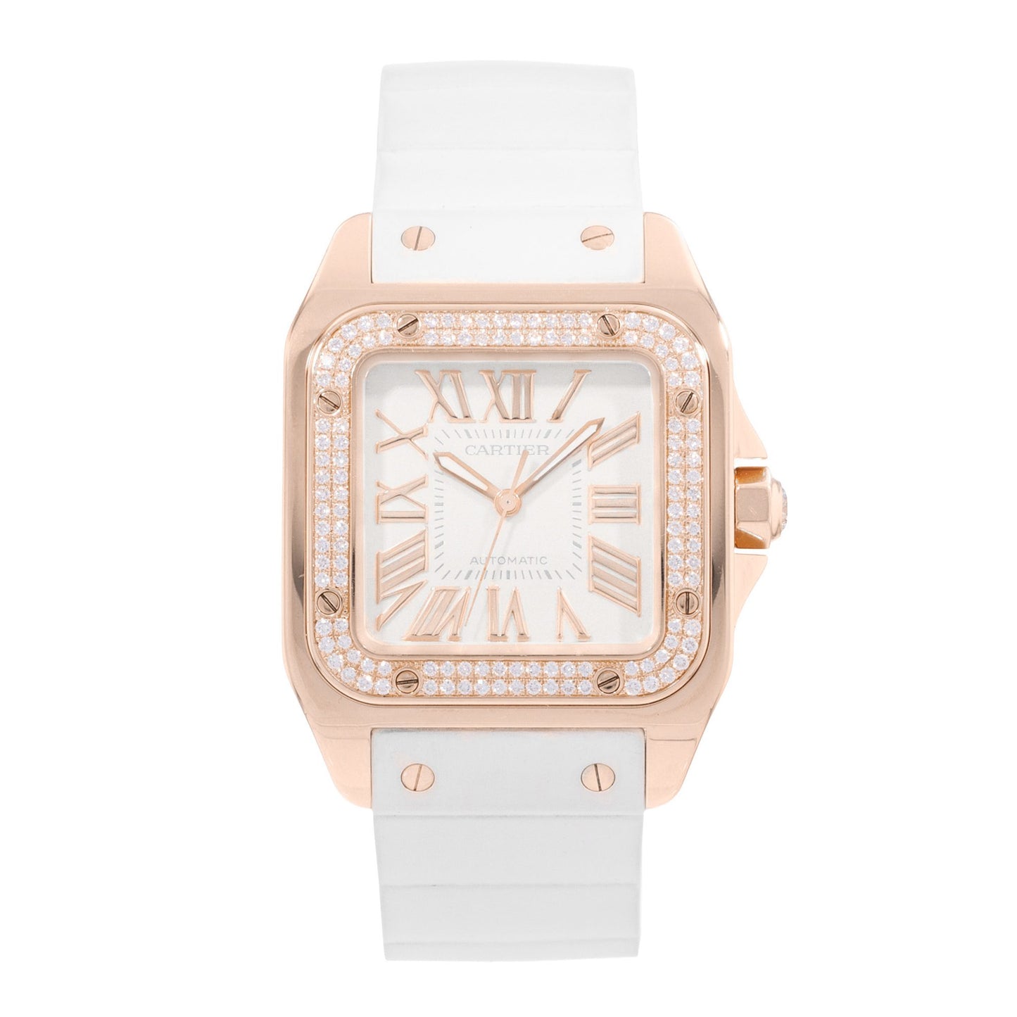 Cartier Santos 100 Rose Gold
