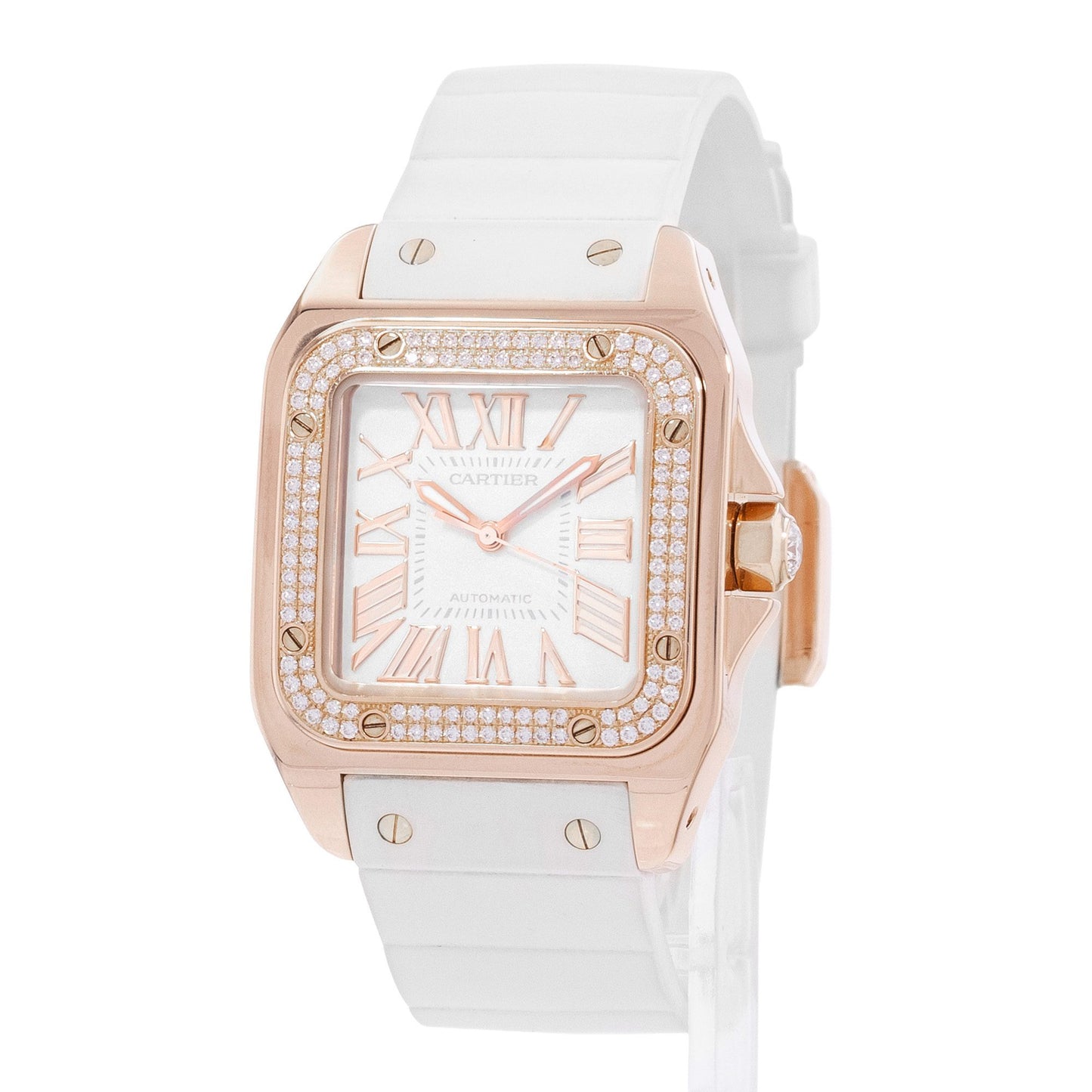 Cartier Santos 100 Rose Gold