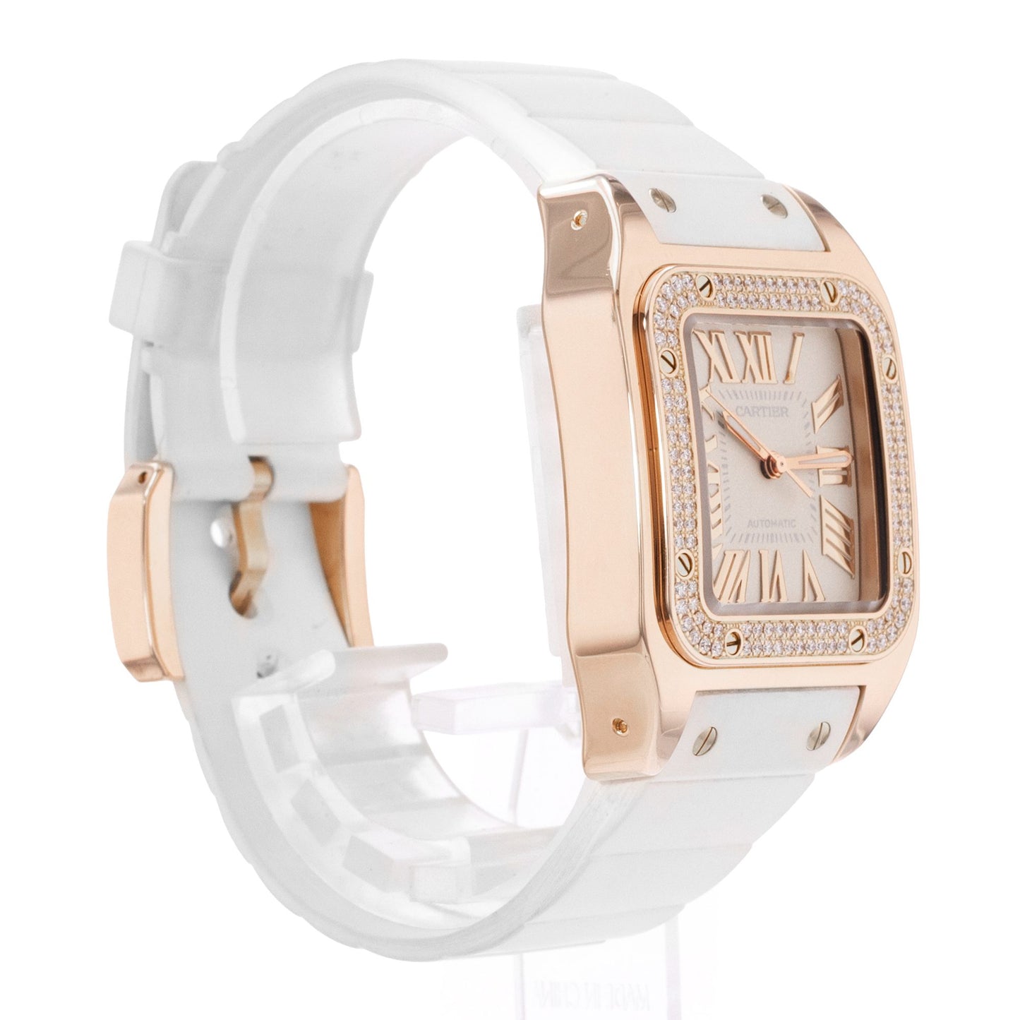Cartier Santos 100 Rose Gold
