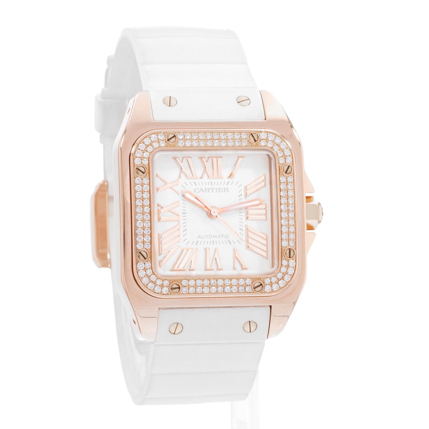 Cartier Santos 100 Rose Gold